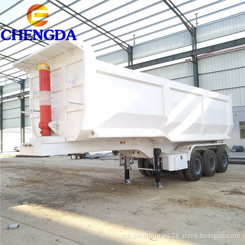 Прицел сбрасывает 40tons Tipper Truck Trailer Taby Duty Dirgent Distances